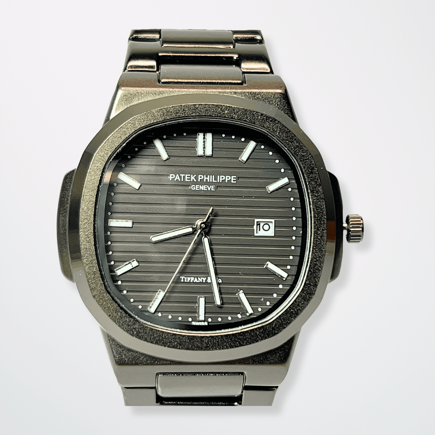 Patek Philippe Nautilus - Black Dial | Black Chain