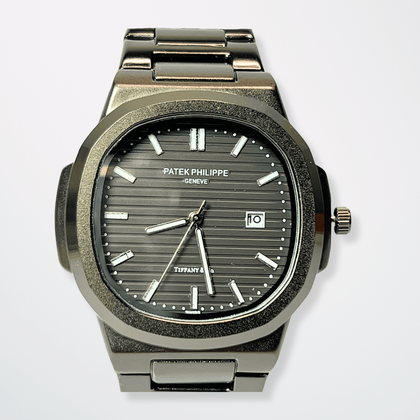 Patek Philippe Nautilus - Black Dial | Black Chain