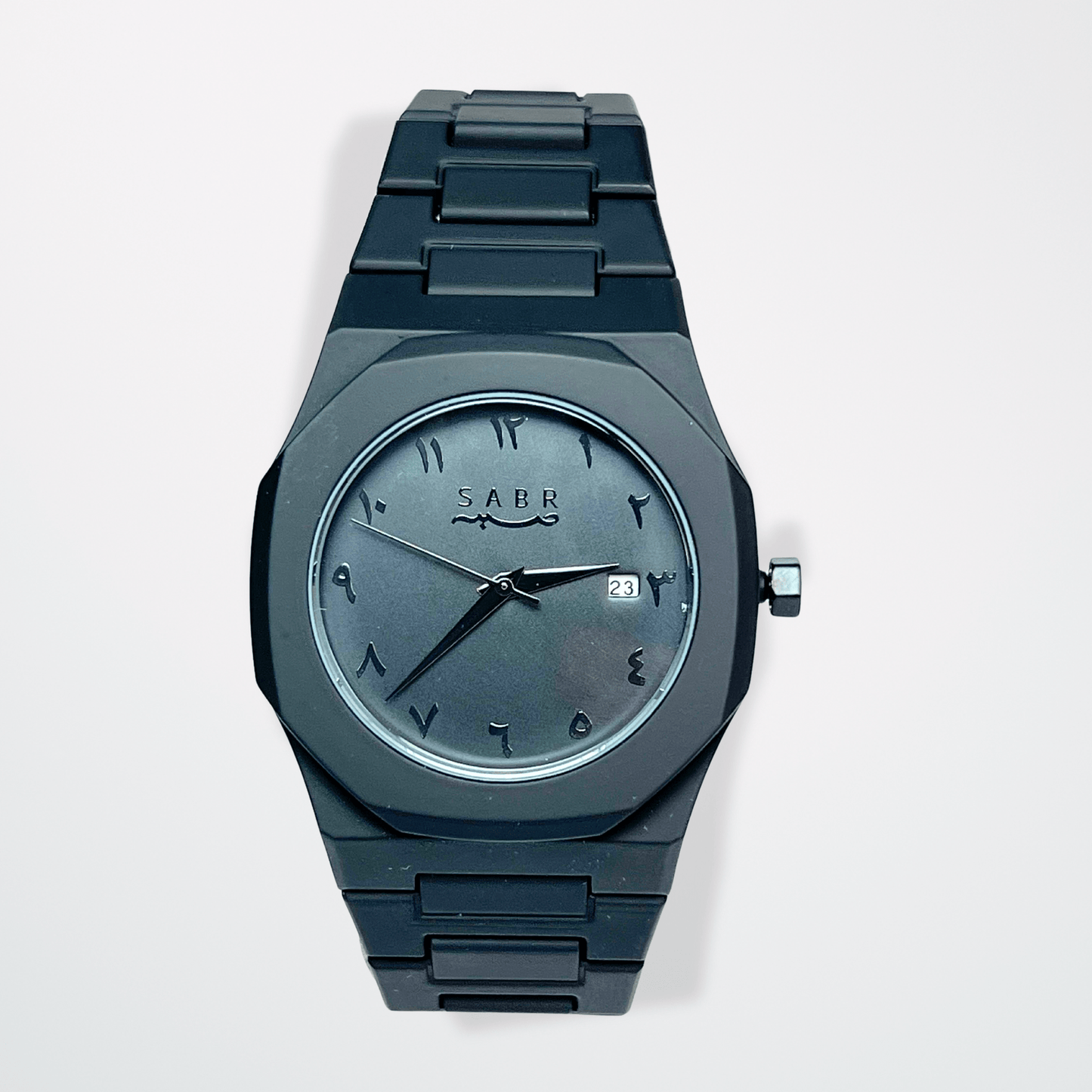 Arabic Aura Black Dial Watch
