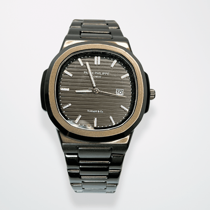 Patek Philippe Nautilus - Black Dial | Black Chain