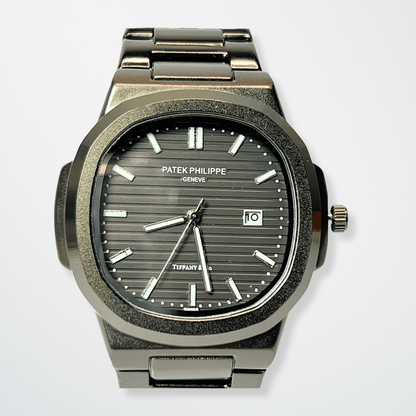 Patek Philippe Nautilus - Black Dial | Black Chain