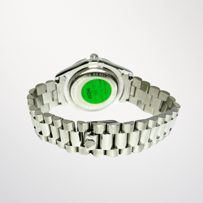 Rolex Datejust – Blue Diamond Dial | Silver Bezel | Silver Chain